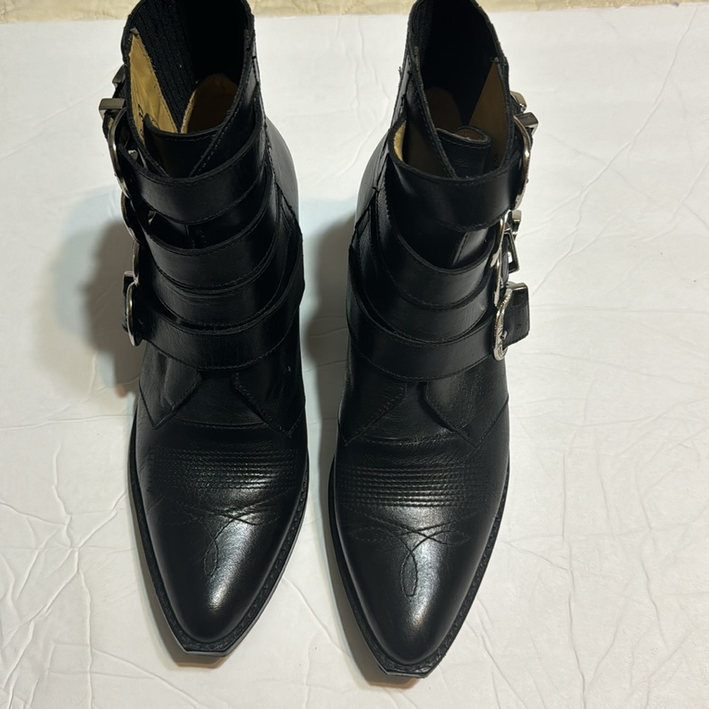 TOGA PULLA buckle-strap mid heel boots - Picture 3 of 8